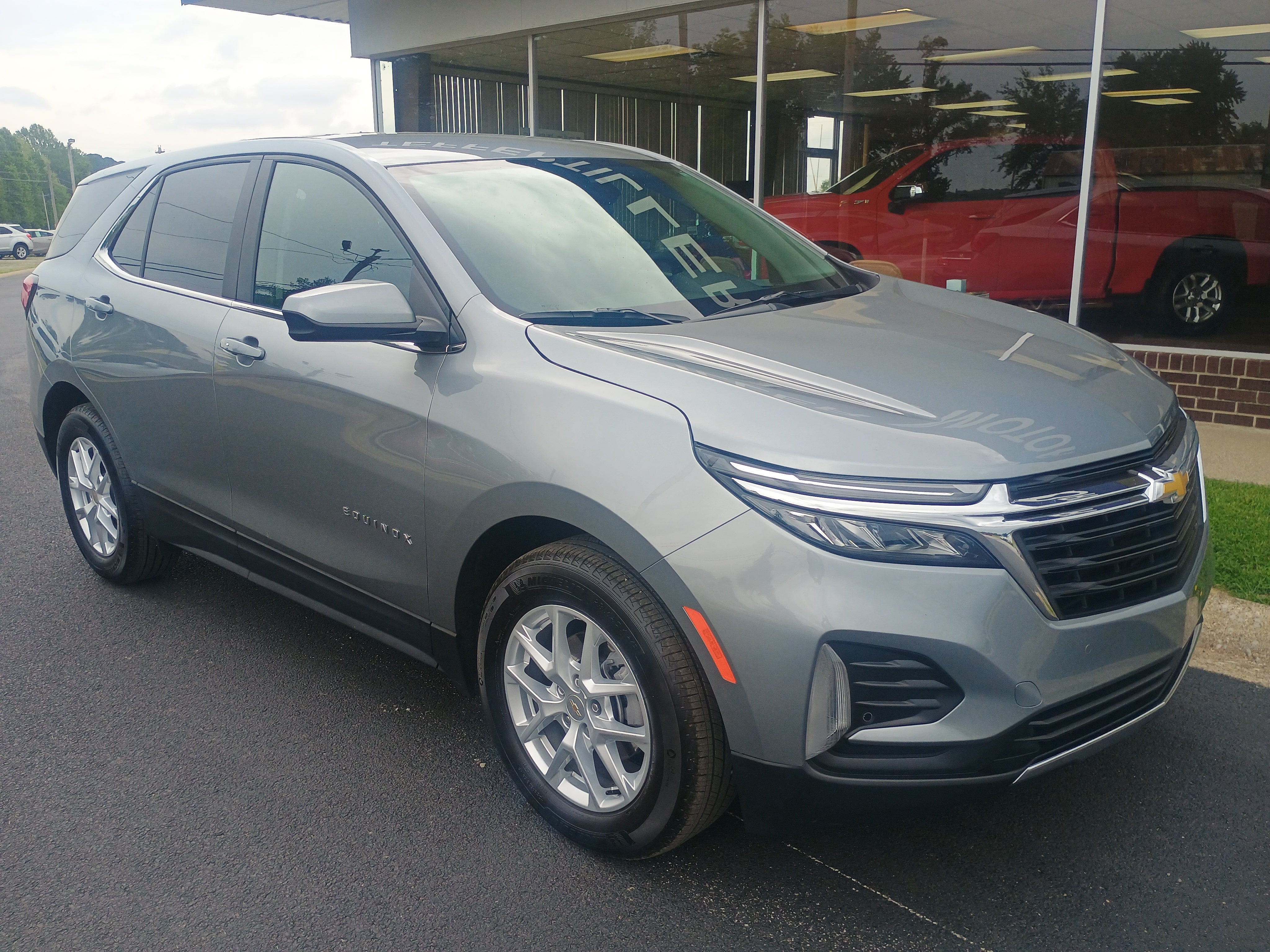2024 Chevrolet Equinox LT in Sterling Gray Metallic — front three-quarter view