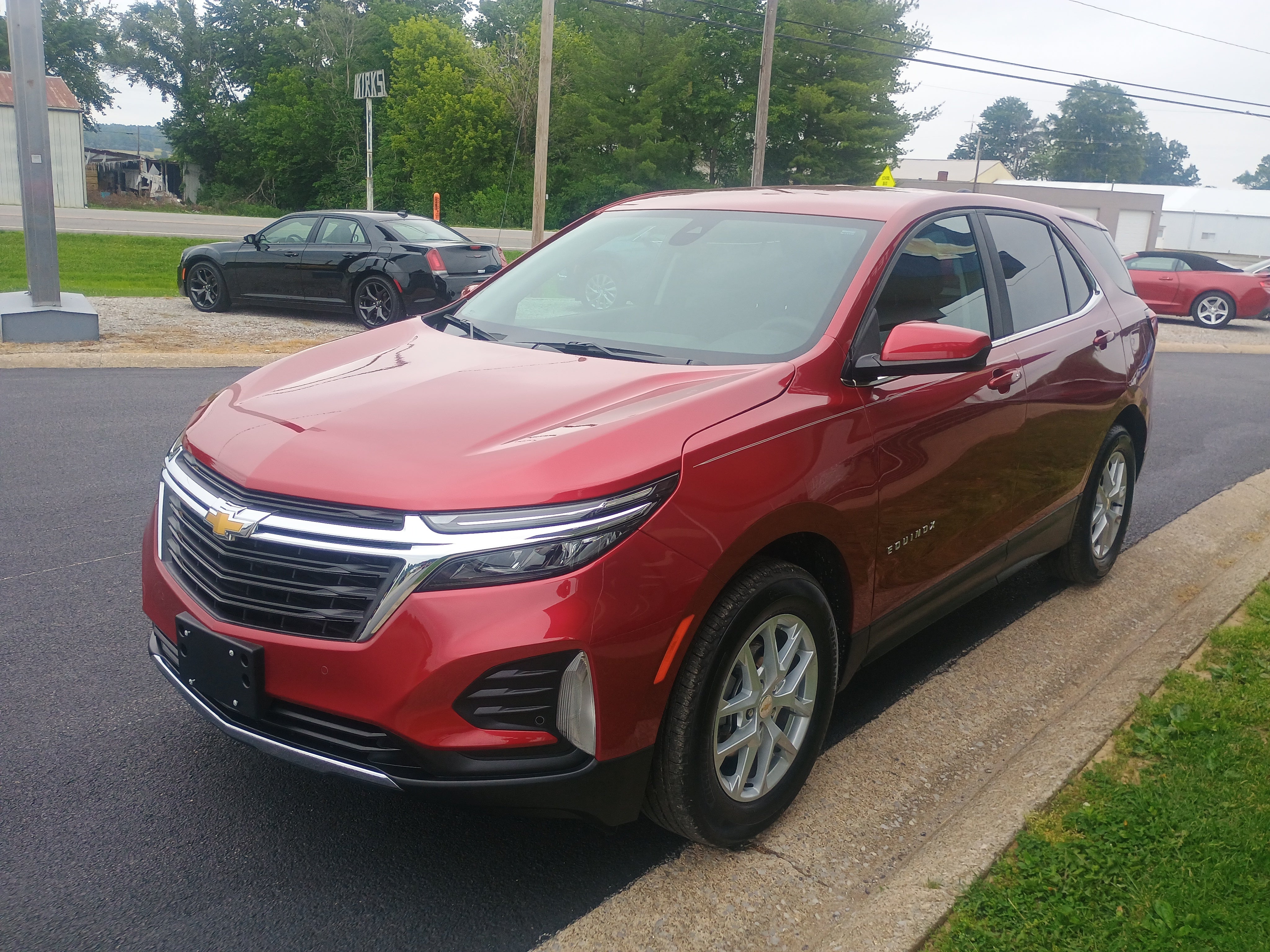 2024 Chevrolet Equinox LT in Radiant Red Tintcoat — front three-quarter view