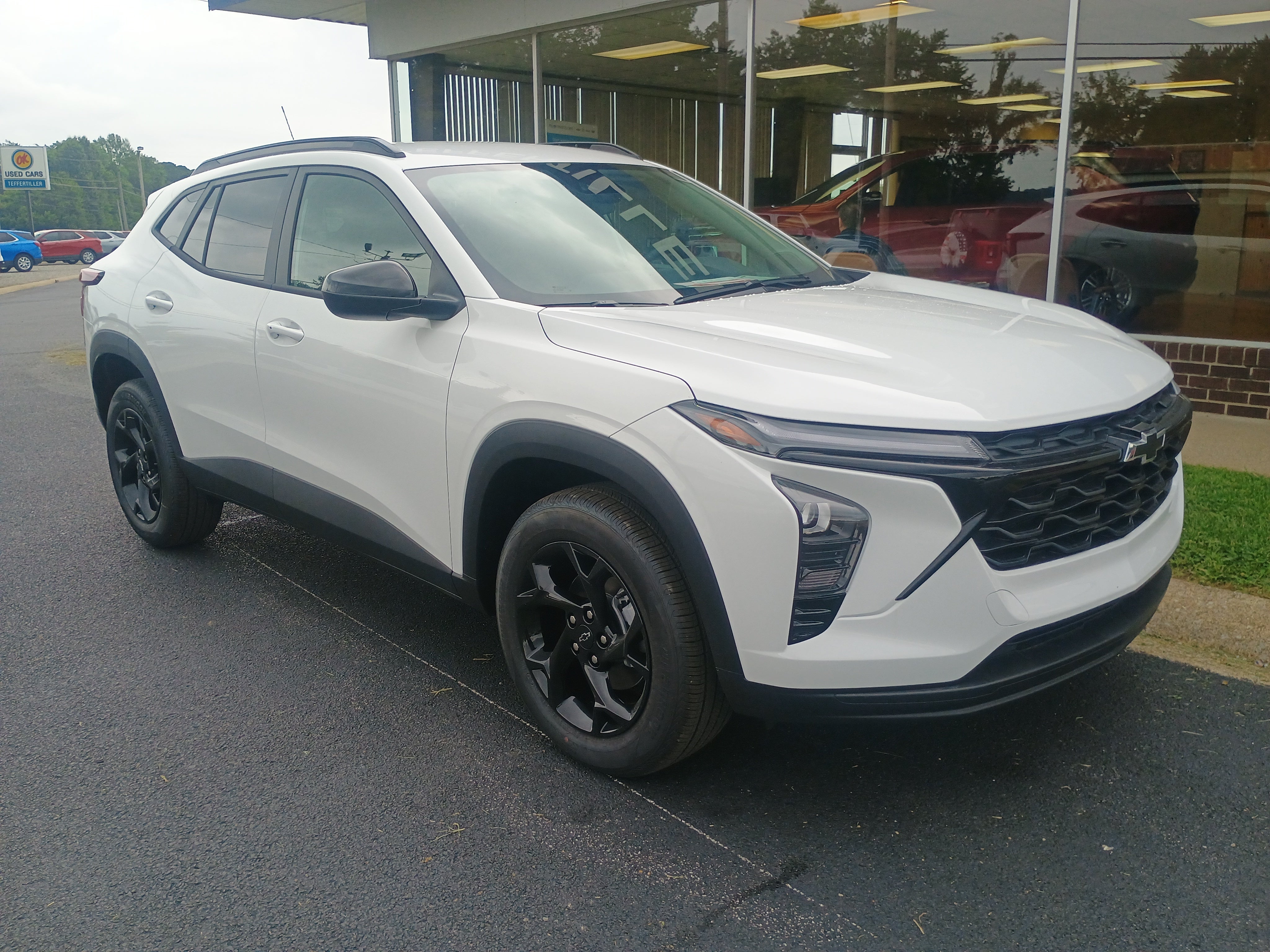 2026 Chevrolet Trax LT in Summit White — front three-quarter view